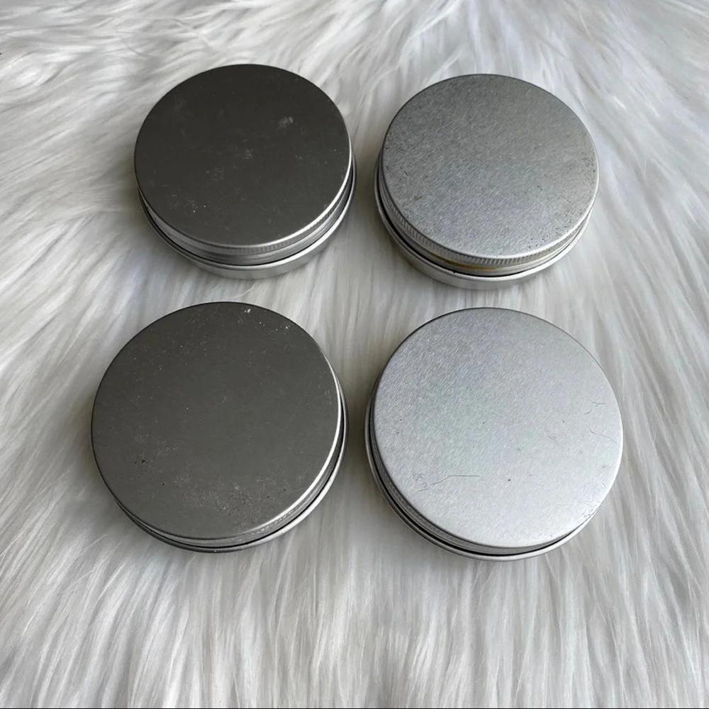 Make Up Beauty Products Storage Tin Lot